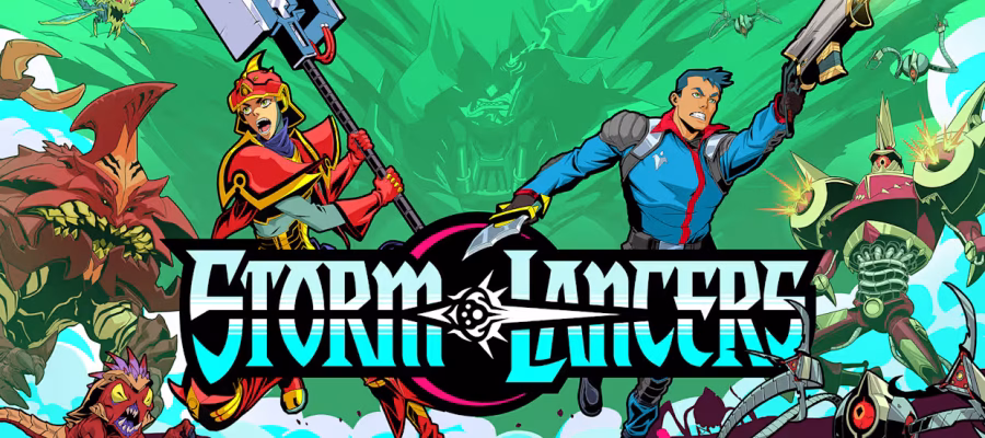 Storm Lancers the two heroes ready to save the planet