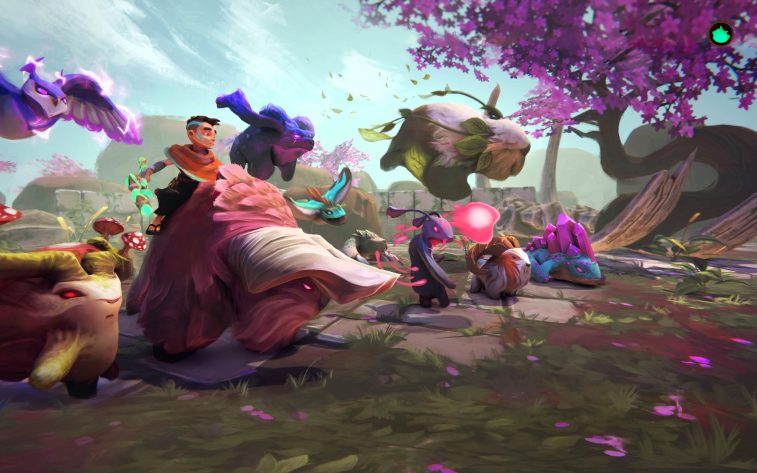 Adore loading screen - Lukha with some of his creatures