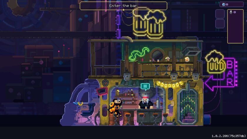 Wall World 2 drink at the bar