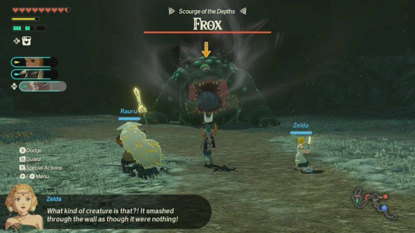 Hyrule Warriors: Age of Imprisonment boss fight