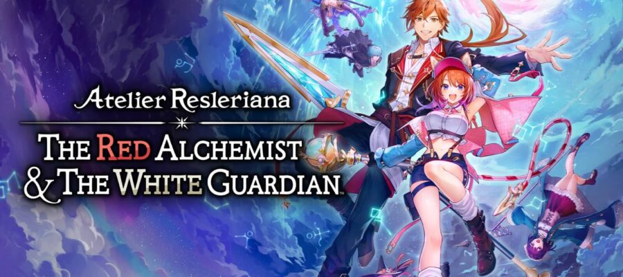 Promotional artwork for Atelier Resleriana: The Red Alchemist and The White Guardian showing two characters. Published on LadiesGamers