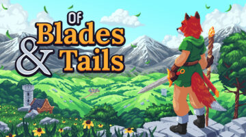 Of Blades & Tails the hero foxes stands tall and gazes on the horizon