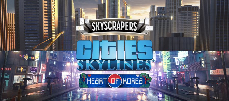 Cities skylines, skyscrapers, heart of Korea