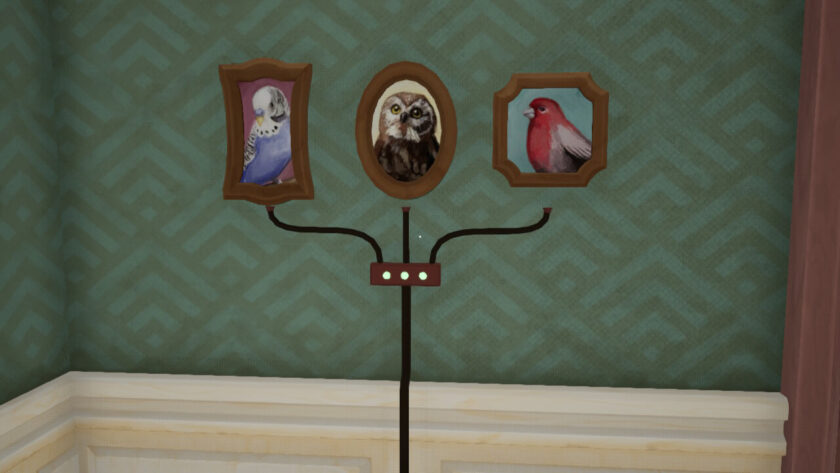 A blue parrot, a brown owl and a red finch. Published on LadiesGamers