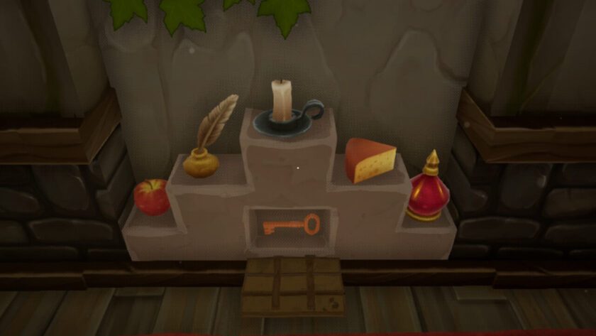 The items arranged on the steps with the compartment door open revealing the key. Published on LadiesGamers