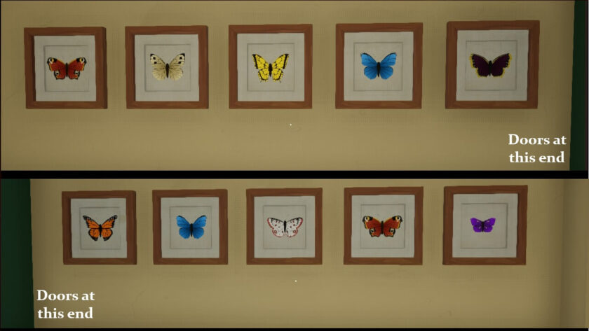 Photomontage of the butterfly picture puzzles. Published on LadiesGamers