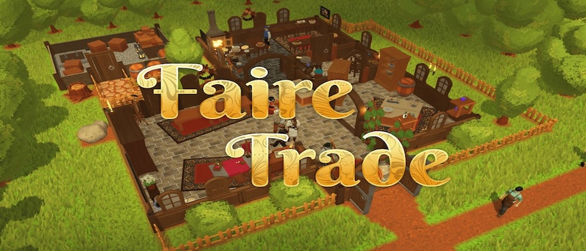 key art for Faire Trade, zoomed out on a town center