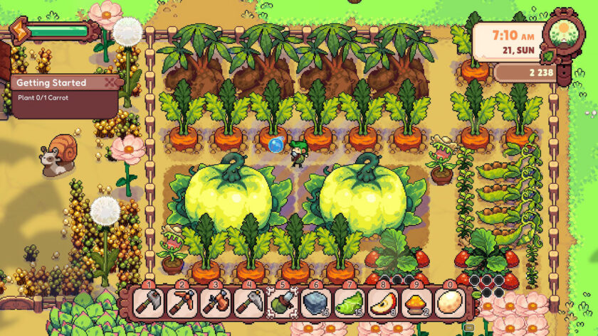 Screenshot for video game Fourleaf Fields published on LadiesGamers.com