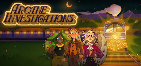 Arcane Investigations three main characters under the title