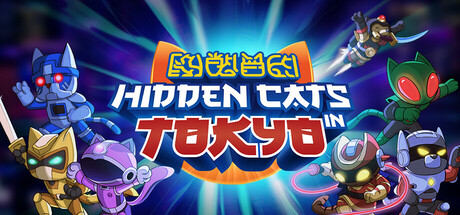 Hidden Cats in Tokyo header image on a dark blue background