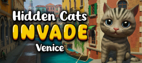 Hidden Cats Invade Venice logo.
