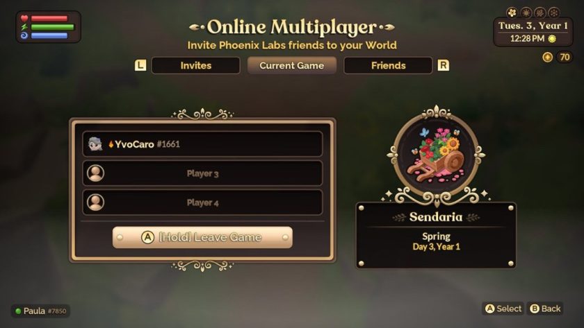 friends invite screen