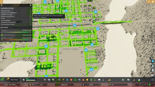 image shows the happiness of the citizens in the city