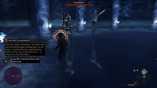 hogwarts legacy Using magic spells in combat