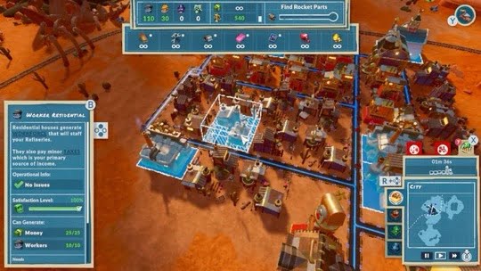 Click on a bots house to find out its needs