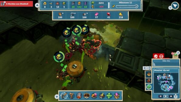 Construct guard quarters and watch out for Creeps