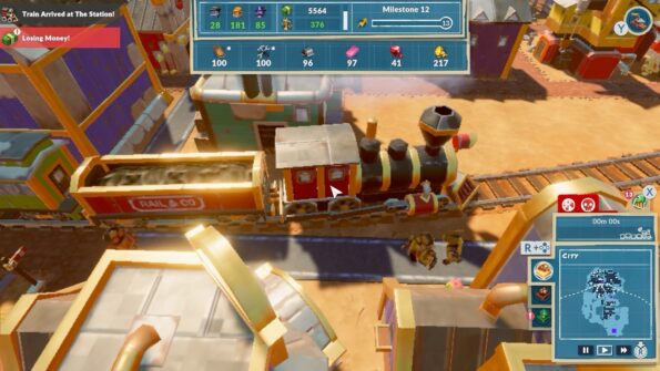 the top toolbar shows you the economy and how much cash you have.