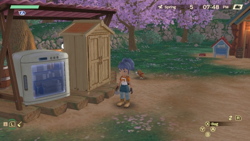 The chest and the fridge on the farm