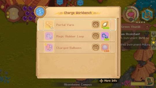 Craft Portal yarn to use the portals