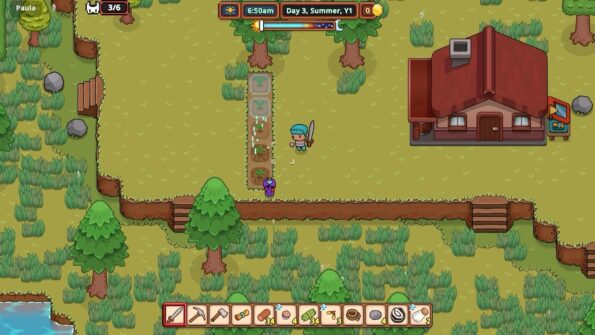 Everafter Falls Use your pet to help with the crops