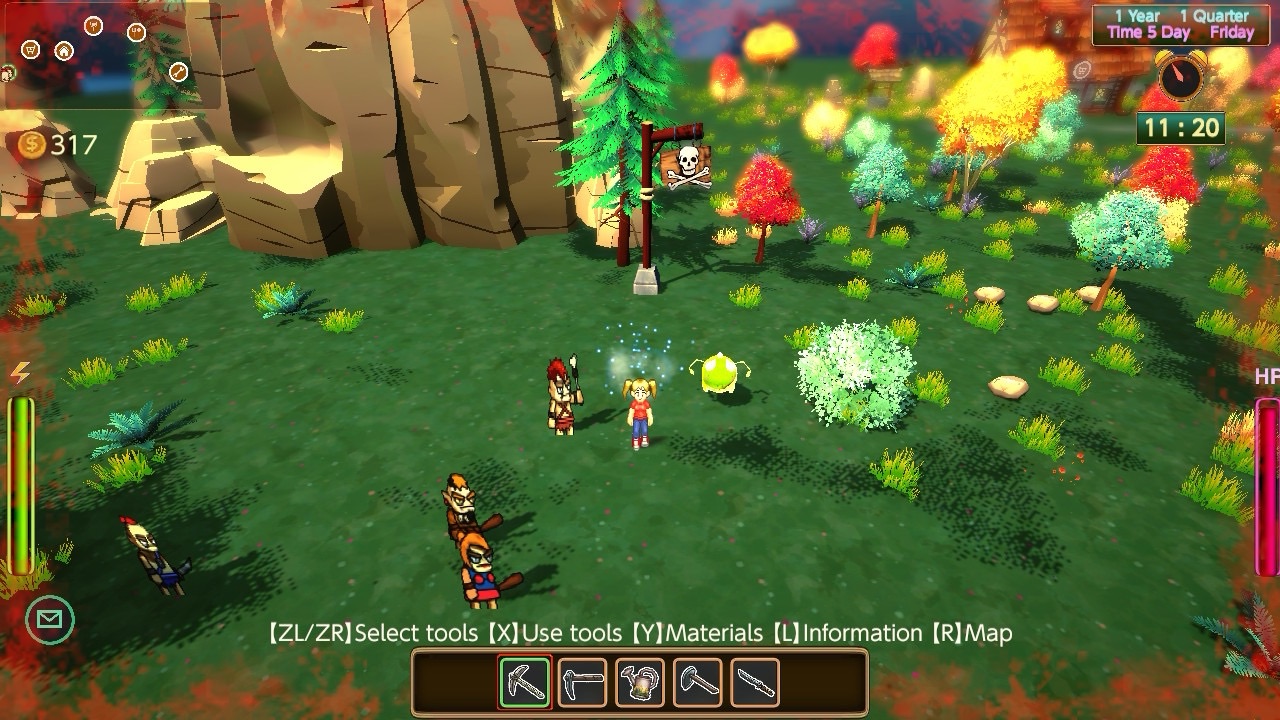 In Wind Story, my character is in the middle of a wood being attacked by pirates