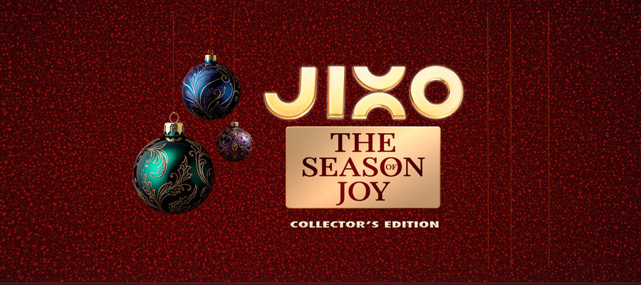 Jixo - The Season of Joy logo and key art.