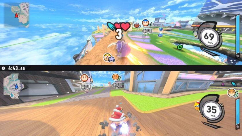 Horizontal split screen for local co-op play. Published on LadiesGamers