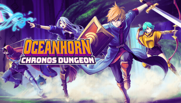Promotional artwork for Oceanhorn: Chronos Dungeon showing the four heroes. Published on LadiesGamers