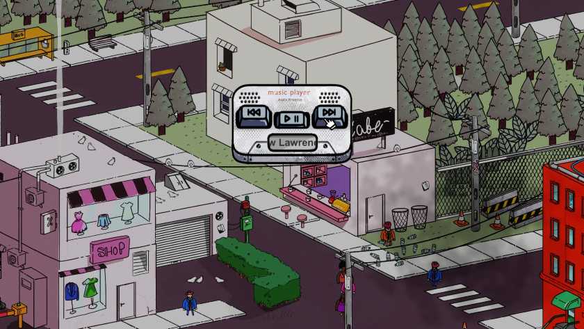 A music overlay allows you to change the song in OVERLOOK.