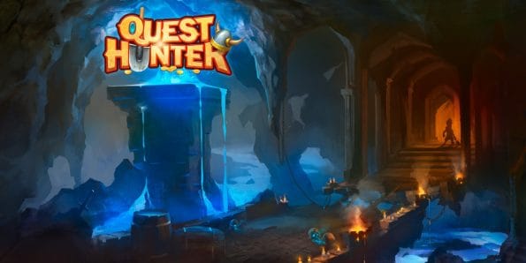 Promotional image for Quest Hunter inside a tomb. Published on LadiesGamers
