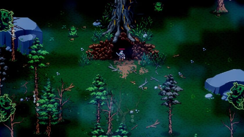 Of Blades & Tails entering a dungeon