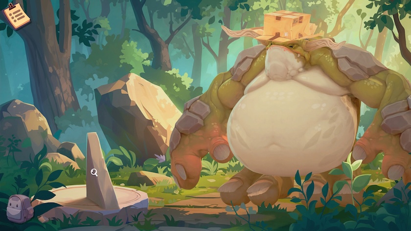 a giant green troll wearing a hat