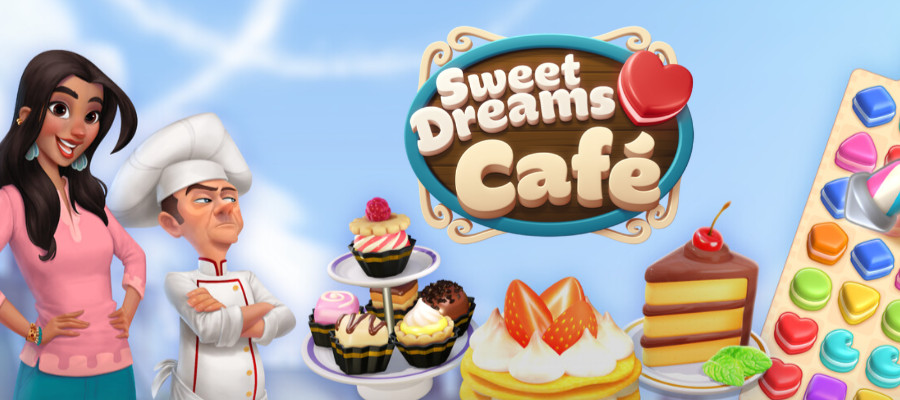 Sweet Dreams Cafe logo and key art.