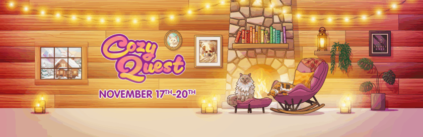 Screenshot for Cozy Quest published on LadiesGamers.com