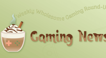 A featured image on LadiesGamers showing a light green background with a cup of coffee with whipped cream and chocolate swirls. The text says Gaming News